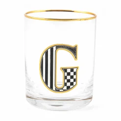 MacKenzie-Childs Monogram Tumbler - G| Holiday|Drinkware