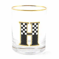 MacKenzie-Childs Monogram Tumbler - H| Holiday|Drinkware