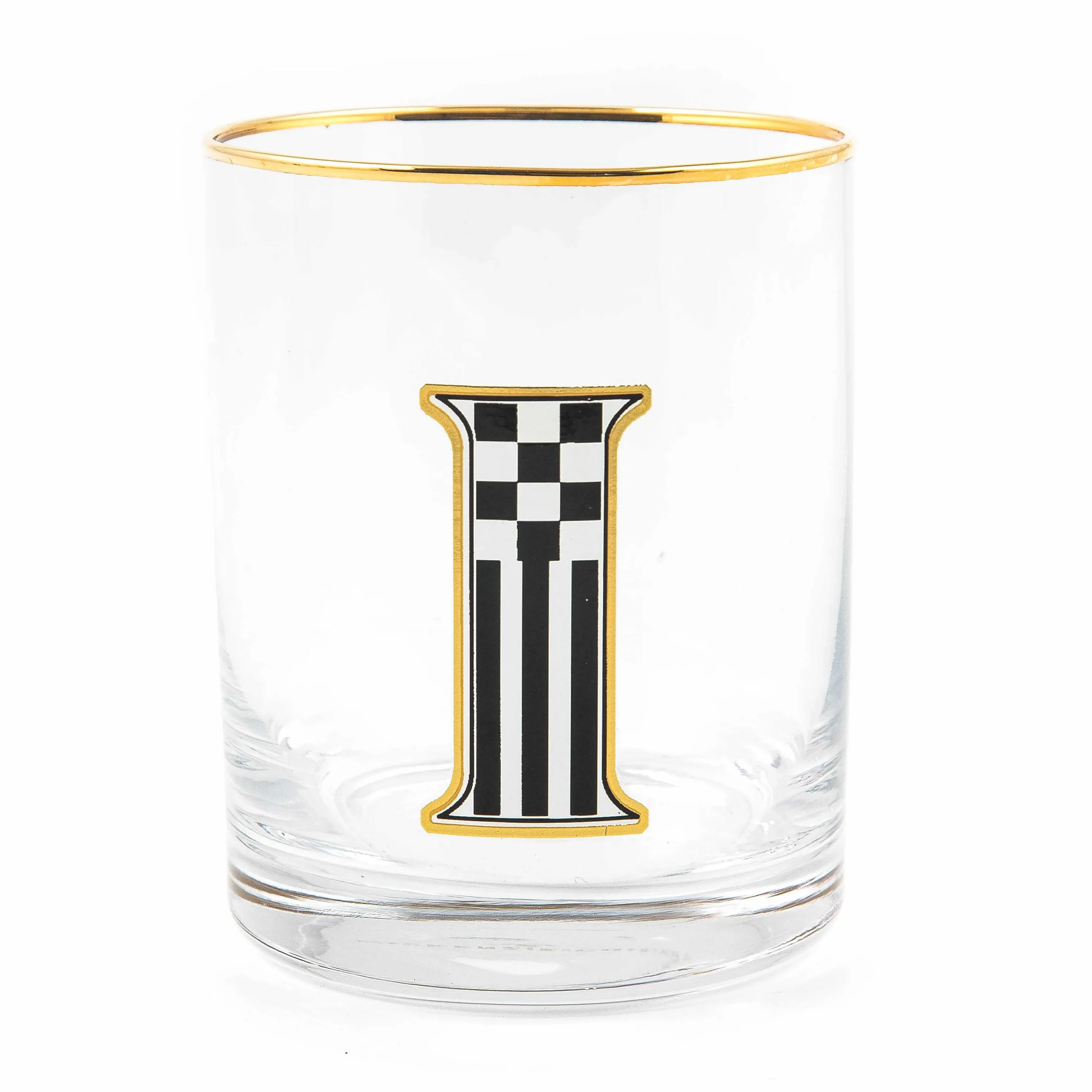 MacKenzie-Childs Monogram Tumbler - I| Holiday|Drinkware