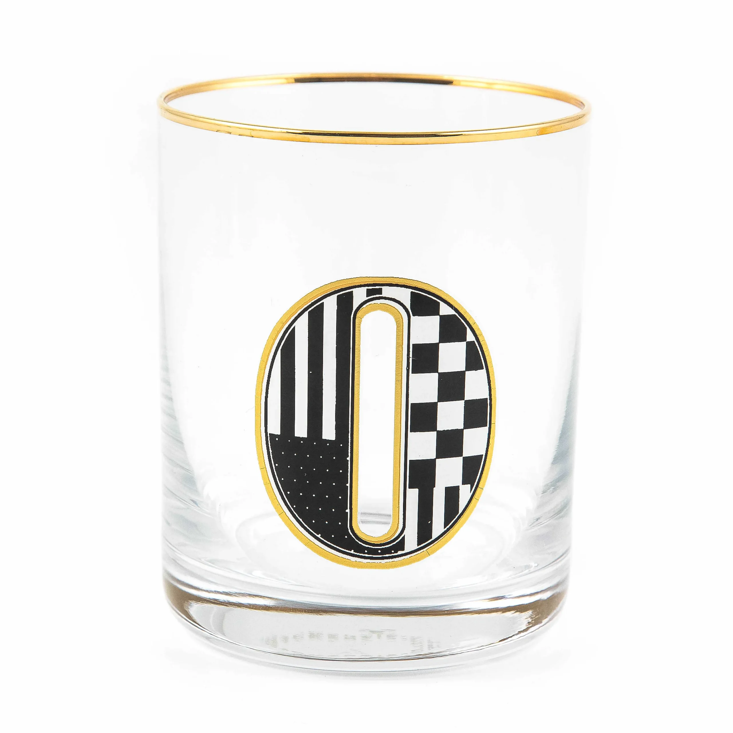 MacKenzie-Childs Monogram Tumbler - O| Holiday|Drinkware