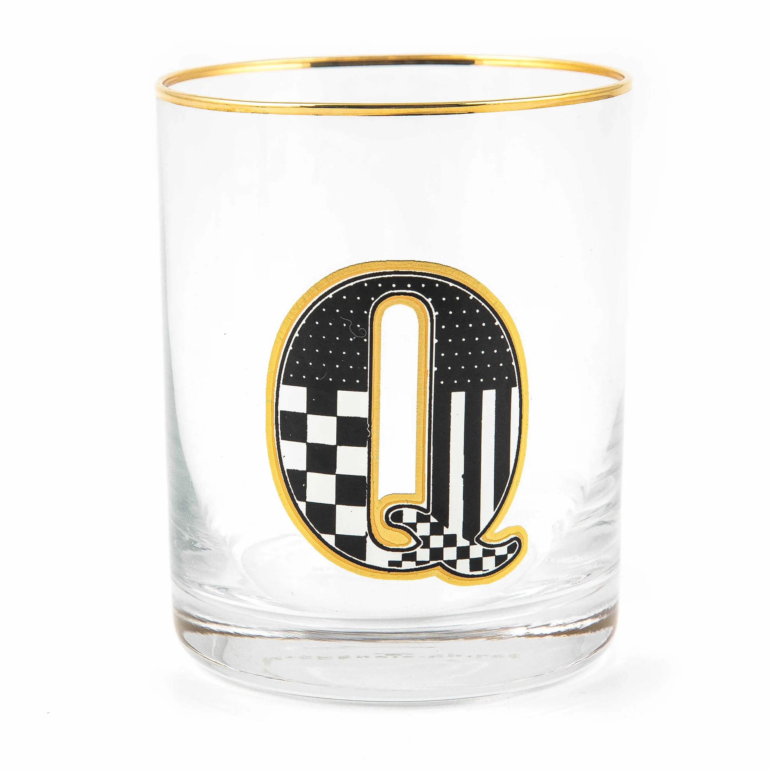 MacKenzie-Childs Monogram Tumbler - Q| Holiday|Drinkware