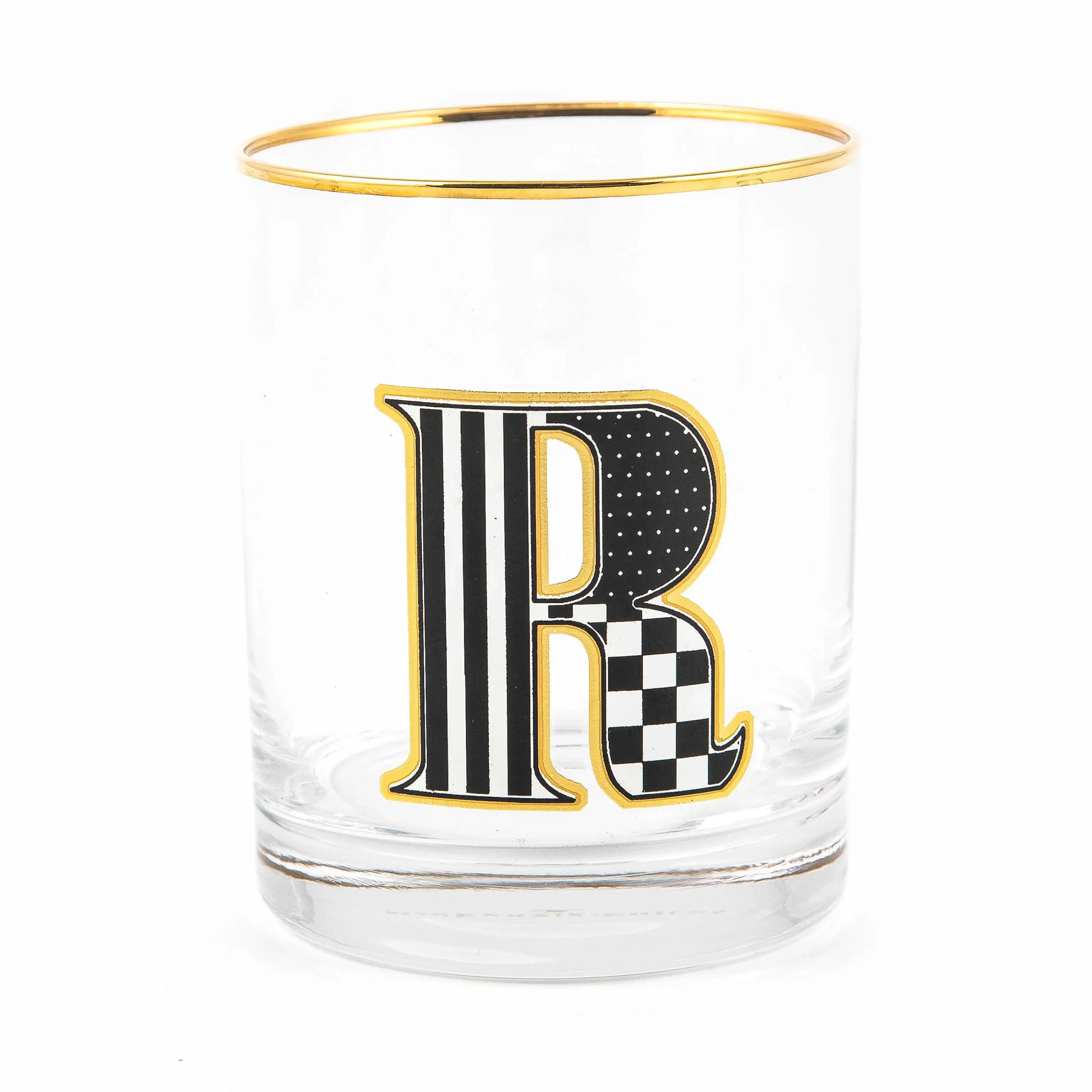 MacKenzie-Childs Monogram Tumbler - R| Holiday|Drinkware