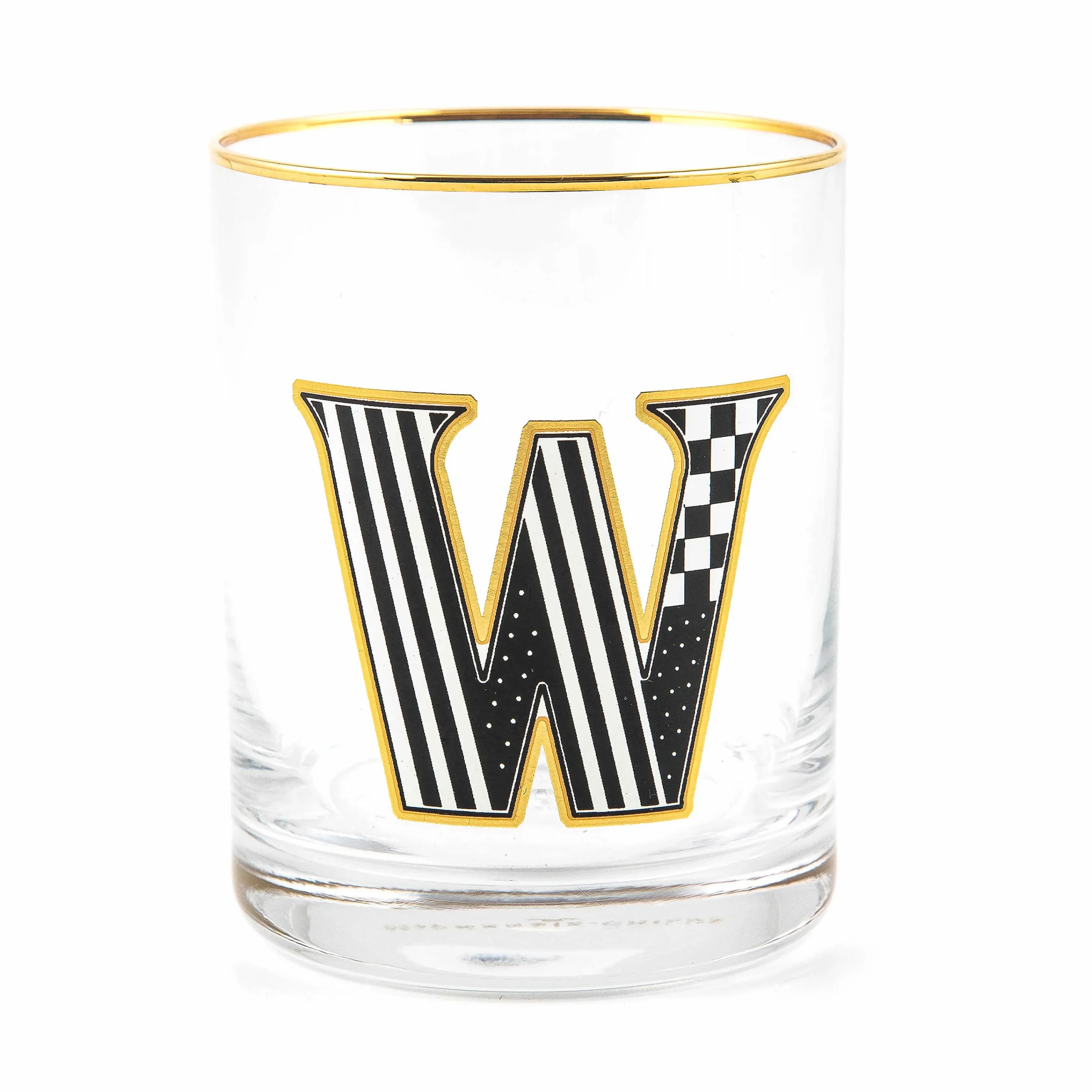 MacKenzie-Childs Monogram Tumbler - W| Holiday|Drinkware