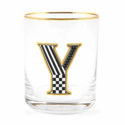 MacKenzie-Childs Monogram Tumbler - Y| Holiday|Drinkware