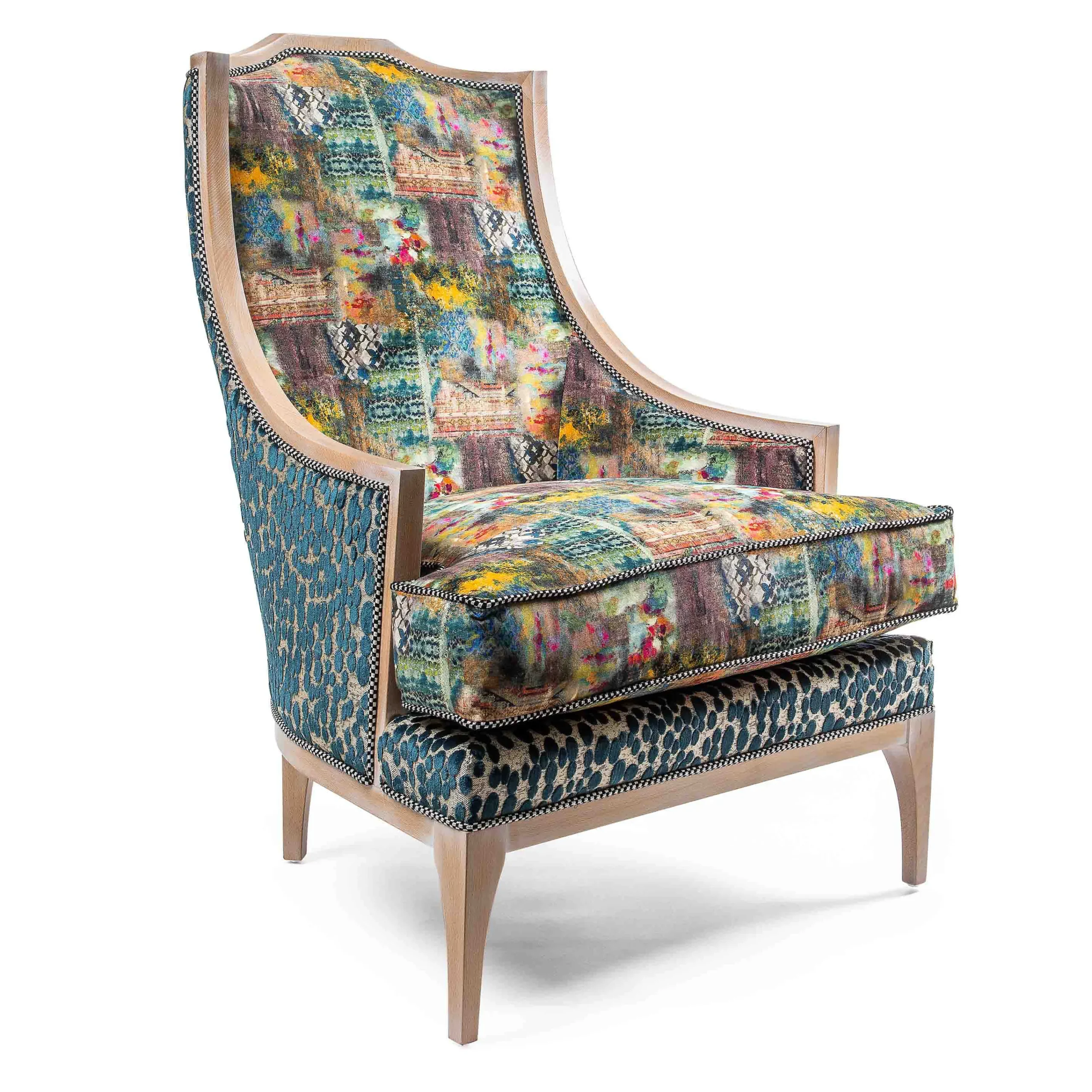MacKenzie-Childs Mosaic Chair| Living Room