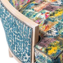 MacKenzie-Childs Mosaic Chair| Living Room