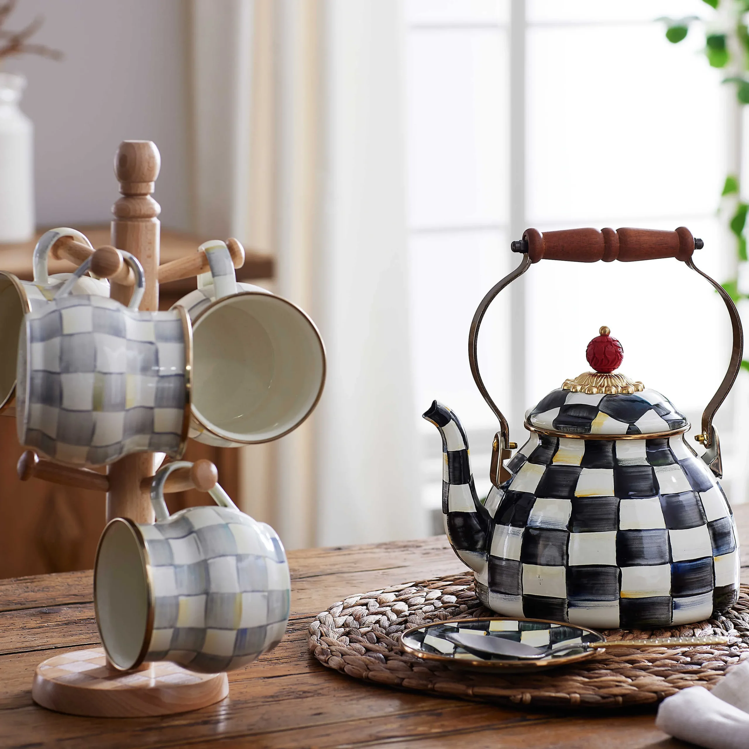 MacKenzie-Childs Mug Tree| Kitchen Storage & Organization