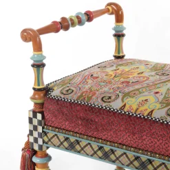 MacKenzie-Childs Musette 2' Bench| Entryway Furniture|Living Room