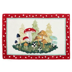 MacKenzie-Childs Mushroom 2' x 3' Rug| Rugs