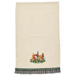 MacKenzie-Childs Mushroom Applique Dish Towel| The Fall Shop|Kitchen & Table Linens