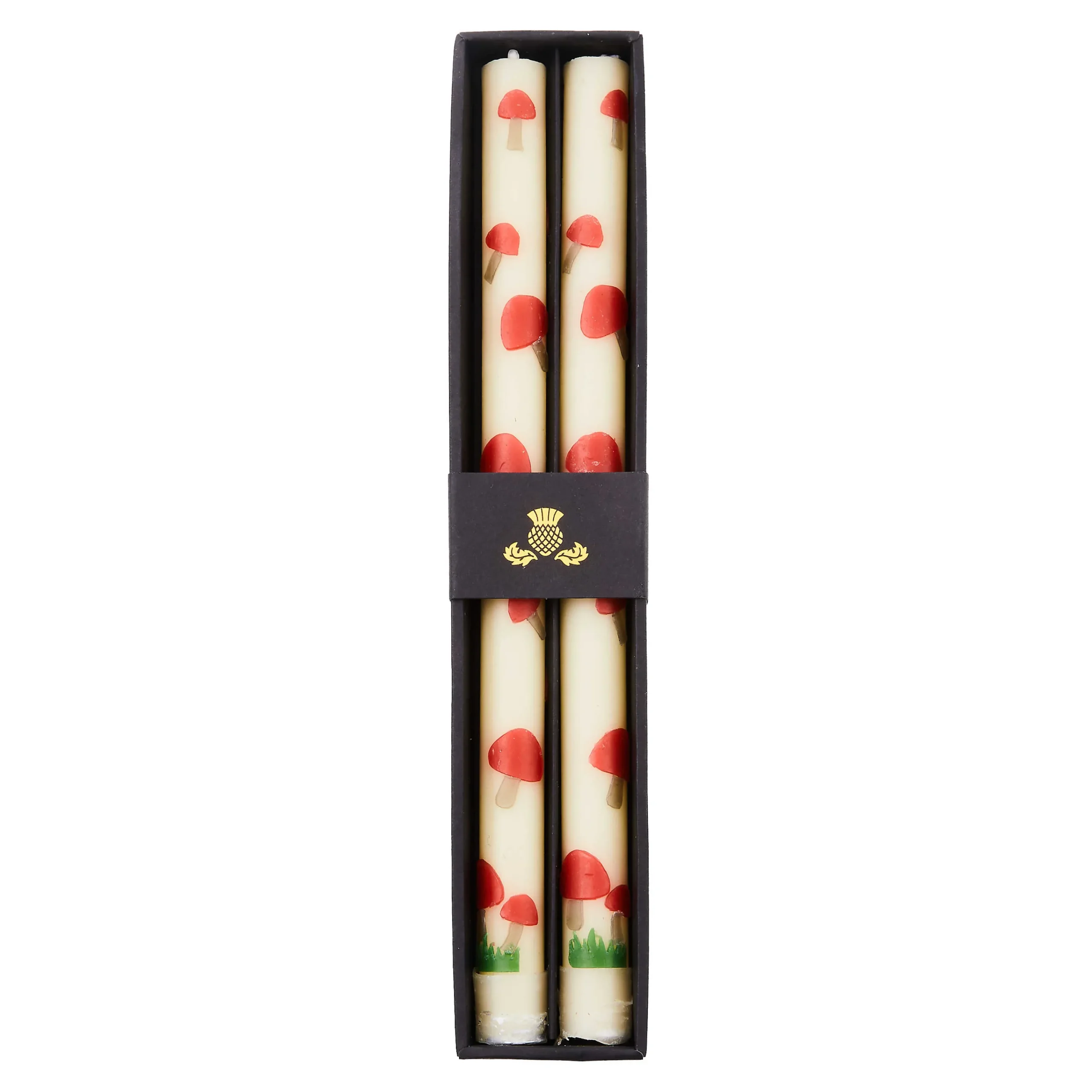 MacKenzie-Childs Mushroom Dinner Candles, Set of 2| Candles & Fragrances|Fall Entertaining