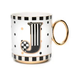 MacKenzie-Childs My Mug - J| Drinkware|Dinnerware & Flatware