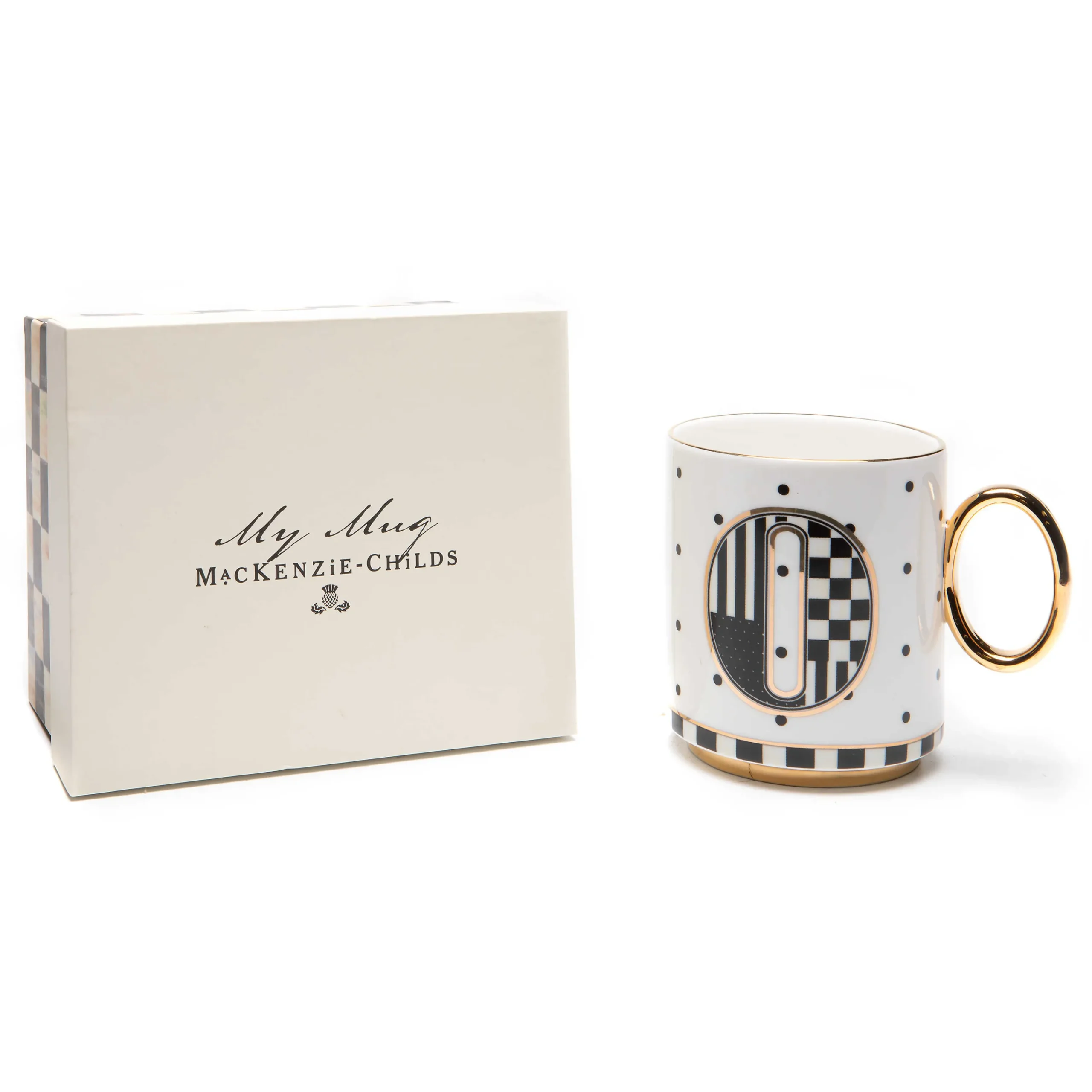 MacKenzie-Childs My Mug - O| Drinkware|Dinnerware & Flatware
