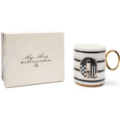 MacKenzie-Childs My Mug - Q| Drinkware|Dinnerware & Flatware