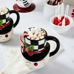 MacKenzie-Childs Nostalgia Snowman Mug| Holiday|Drinkware