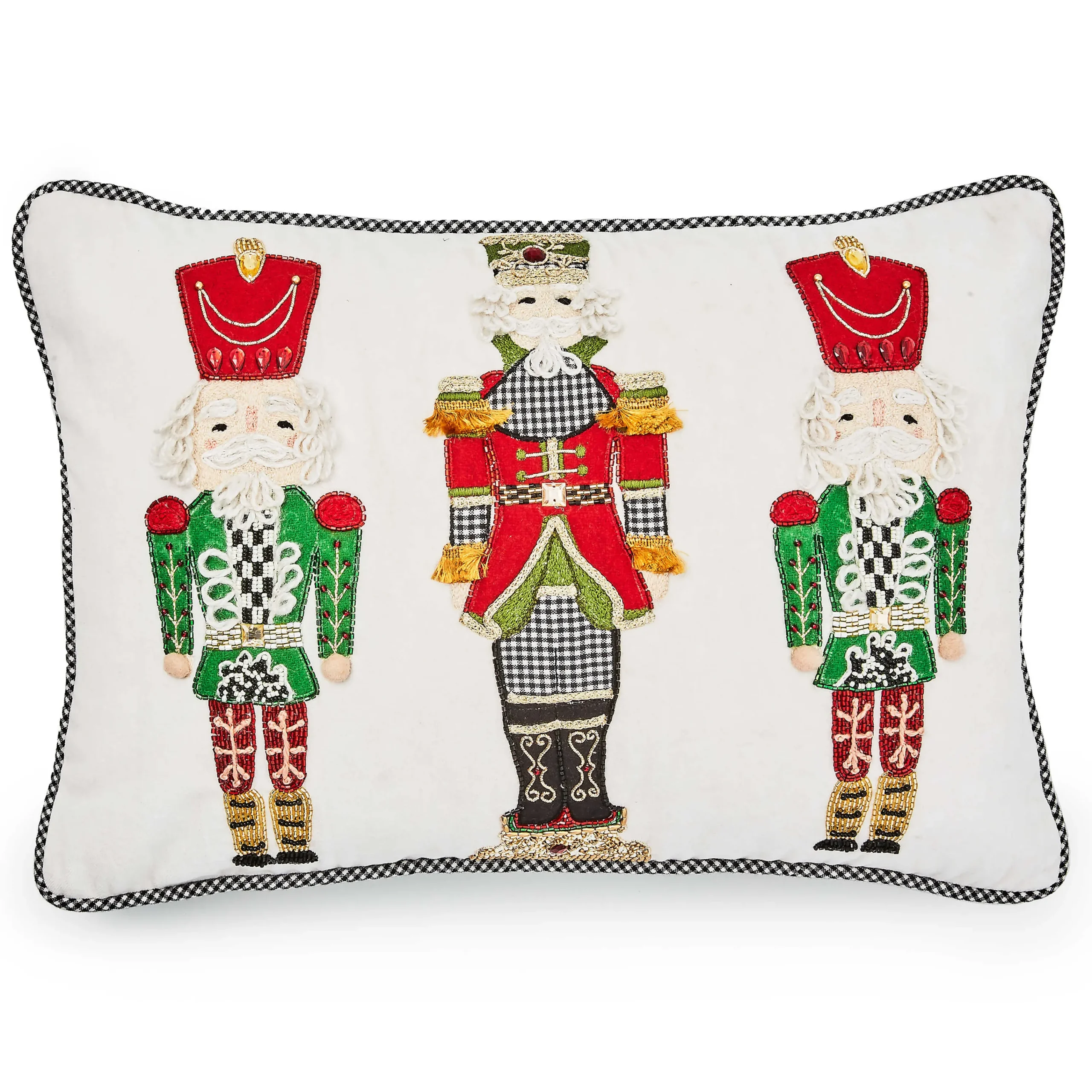 MacKenzie-Childs Nutcracker Lumbar Pillow| Pillows, Throws, & Cushions