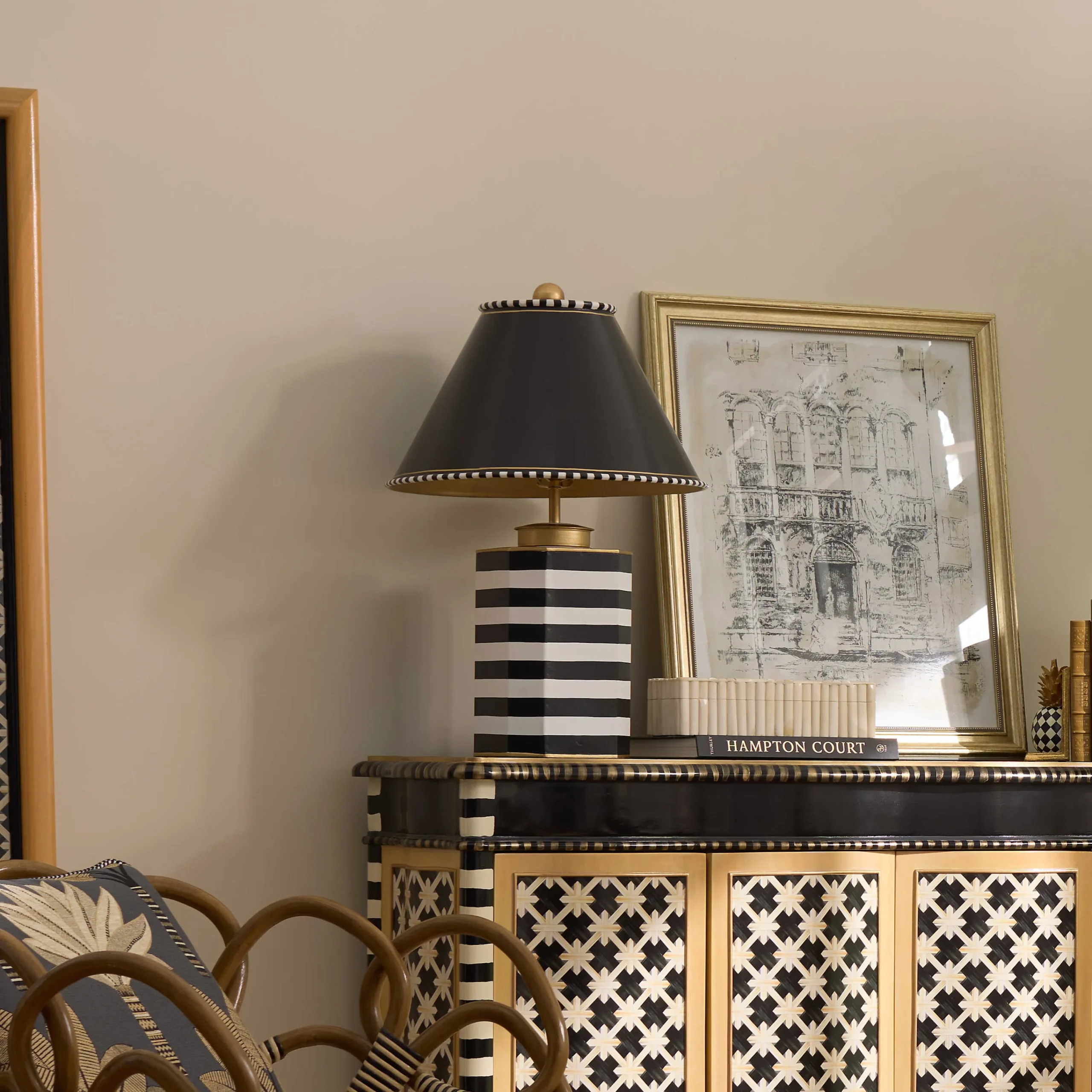 MacKenzie-Childs Palisades Table Lamp| Lighting
