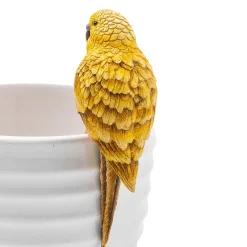 MacKenzie-Childs Parakeet Pot Climber - Chartreuse| Spring|Greenery & Florals