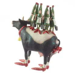 MacKenzie-Childs Patience Brewster 12 Days 8 Maids a-Milking Ornament| Holiday