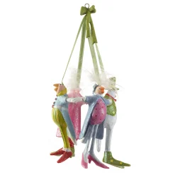 MacKenzie-Childs Patience Brewster 12 Days 4 Calling Birds Ornament| Holiday