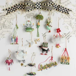 MacKenzie-Childs Patience Brewster 12 Days 12 Lords a-Leaping Ornament| Holiday