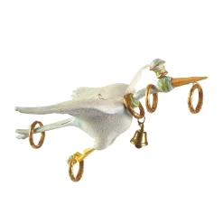 MacKenzie-Childs Patience Brewster 12 Days 5 Golden Rings Ornament| Holiday