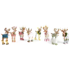 MacKenzie-Childs Patience Brewster Dash Away Donna Reindeer Ornament| Holiday