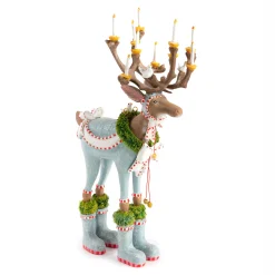 MacKenzie-Childs Patience Brewster Dash Away Dasher Reindeer Figure| Holiday|Room Accents