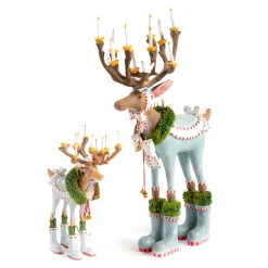 MacKenzie-Childs Patience Brewster Dash Away Dasher Reindeer Figure| Holiday|Room Accents