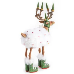 MacKenzie-Childs Patience Brewster Dash Away Blitzen Reindeer Figure| Holiday|Room Accents