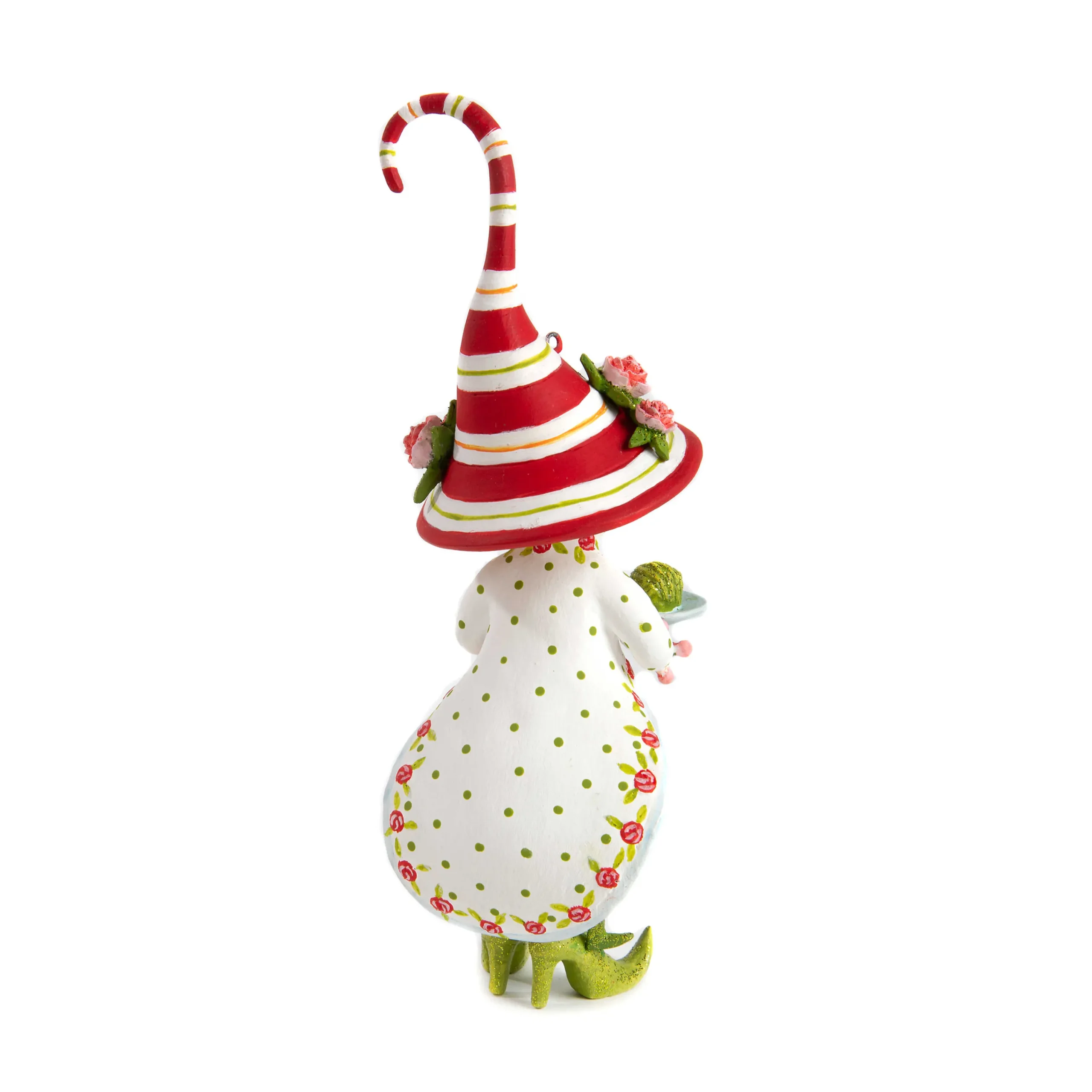 MacKenzie-Childs Patience Brewster Dash Away Mrs. Santa's Elf Ornament| Holiday