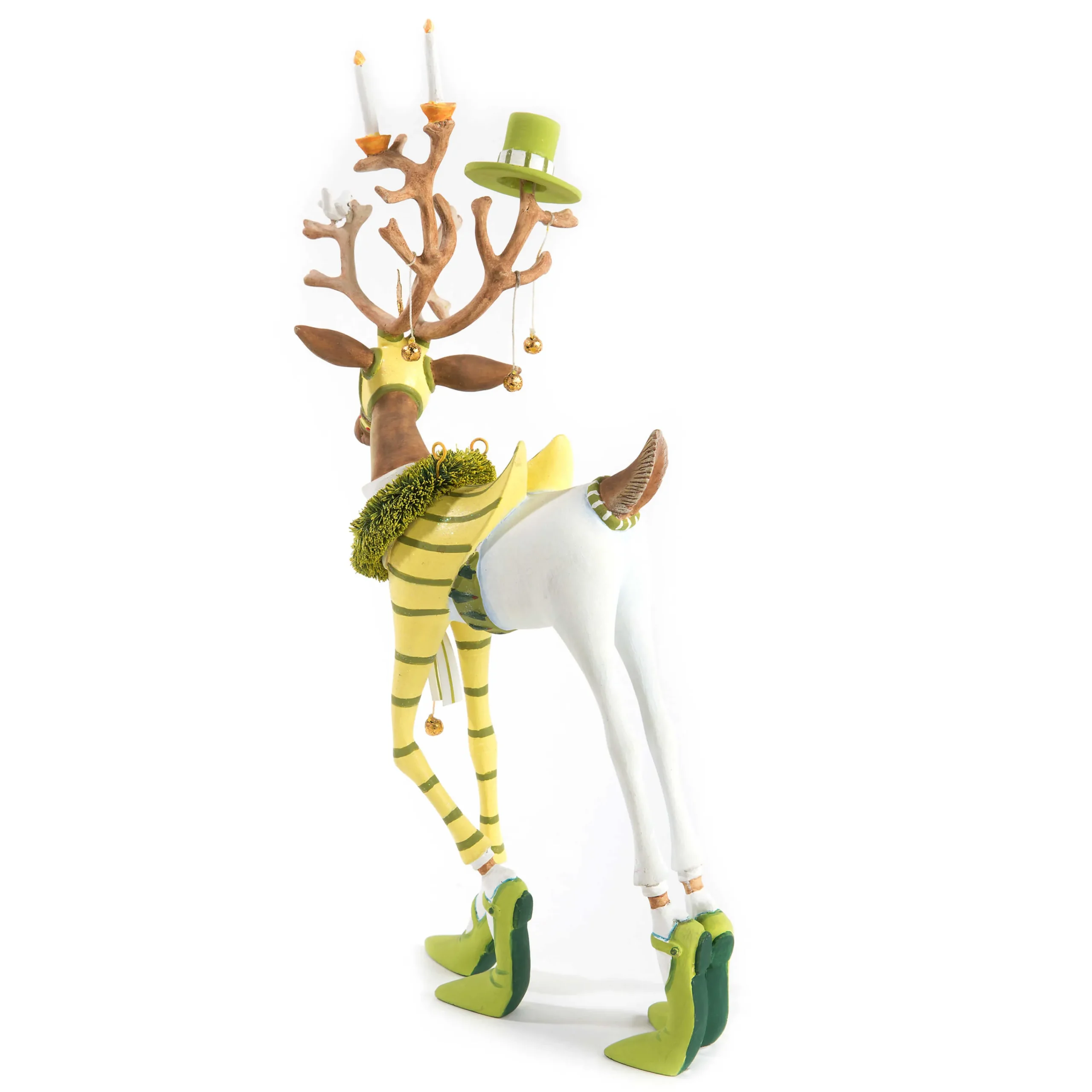 MacKenzie-Childs Patience Brewster Dash Away Prancer Reindeer Figure| Holiday|Room Accents