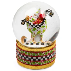 MacKenzie-Childs Patience Brewster Dash Away Sleigh Snow Globe| Holiday|Room Accents