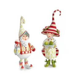 MacKenzie-Childs Patience Brewster Dash Away Santa's Lantern Elf Ornament| Holiday