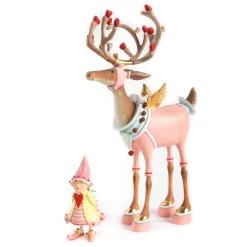 MacKenzie-Childs Patience Brewster Dash Away Cupid's Elf Ornament| Holiday