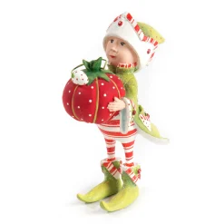MacKenzie-Childs Patience Brewster Dash Away Prancer's Elf Ornament| Holiday