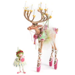MacKenzie-Childs Patience Brewster Dash Away Dancer's Elf Ornament| Holiday