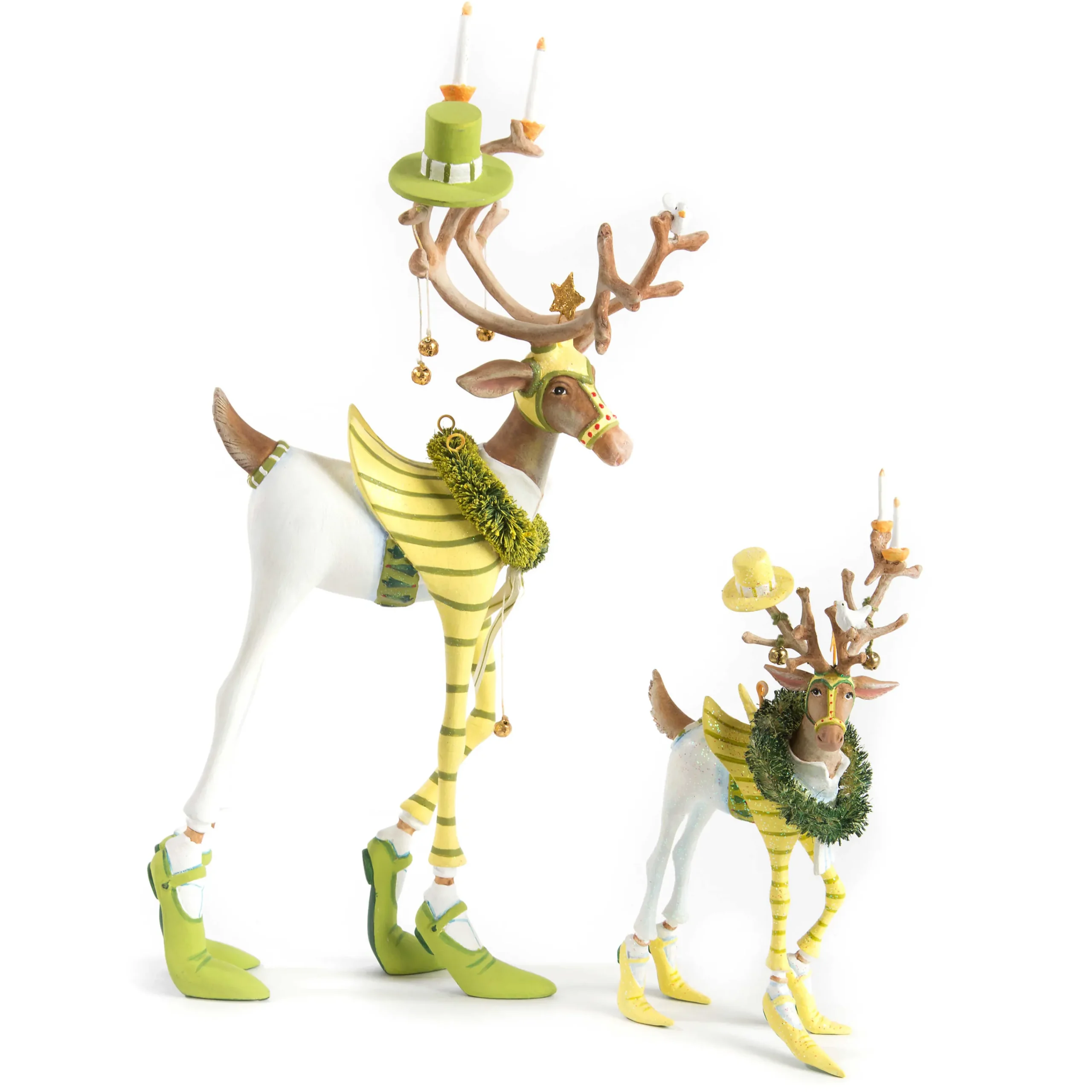MacKenzie-Childs Patience Brewster Dash Away Prancer Reindeer Ornament| Holiday