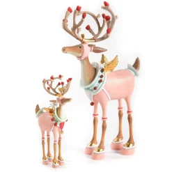 MacKenzie-Childs Patience Brewster Dash Away Cupid Reindeer Ornament| Holiday