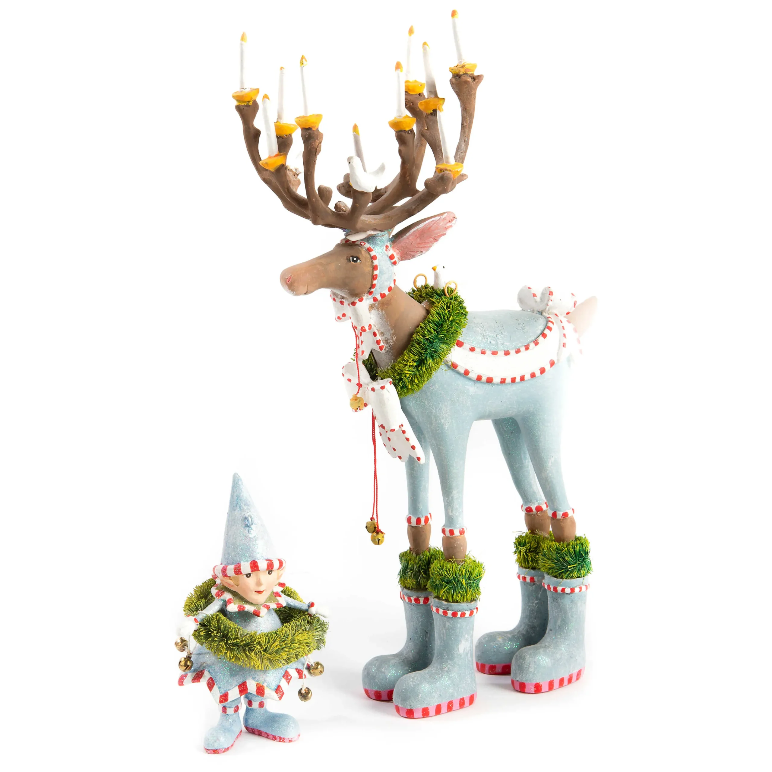 MacKenzie-Childs Patience Brewster Dash Away Dasher's Elf Ornament| Holiday