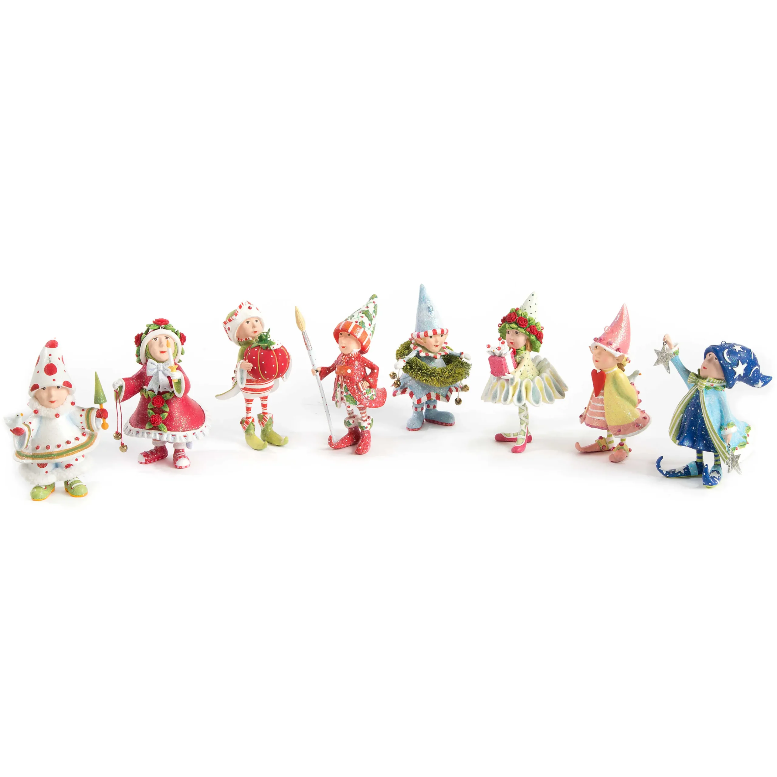 MacKenzie-Childs Patience Brewster Dash Away Dasher's Elf Ornament| Holiday