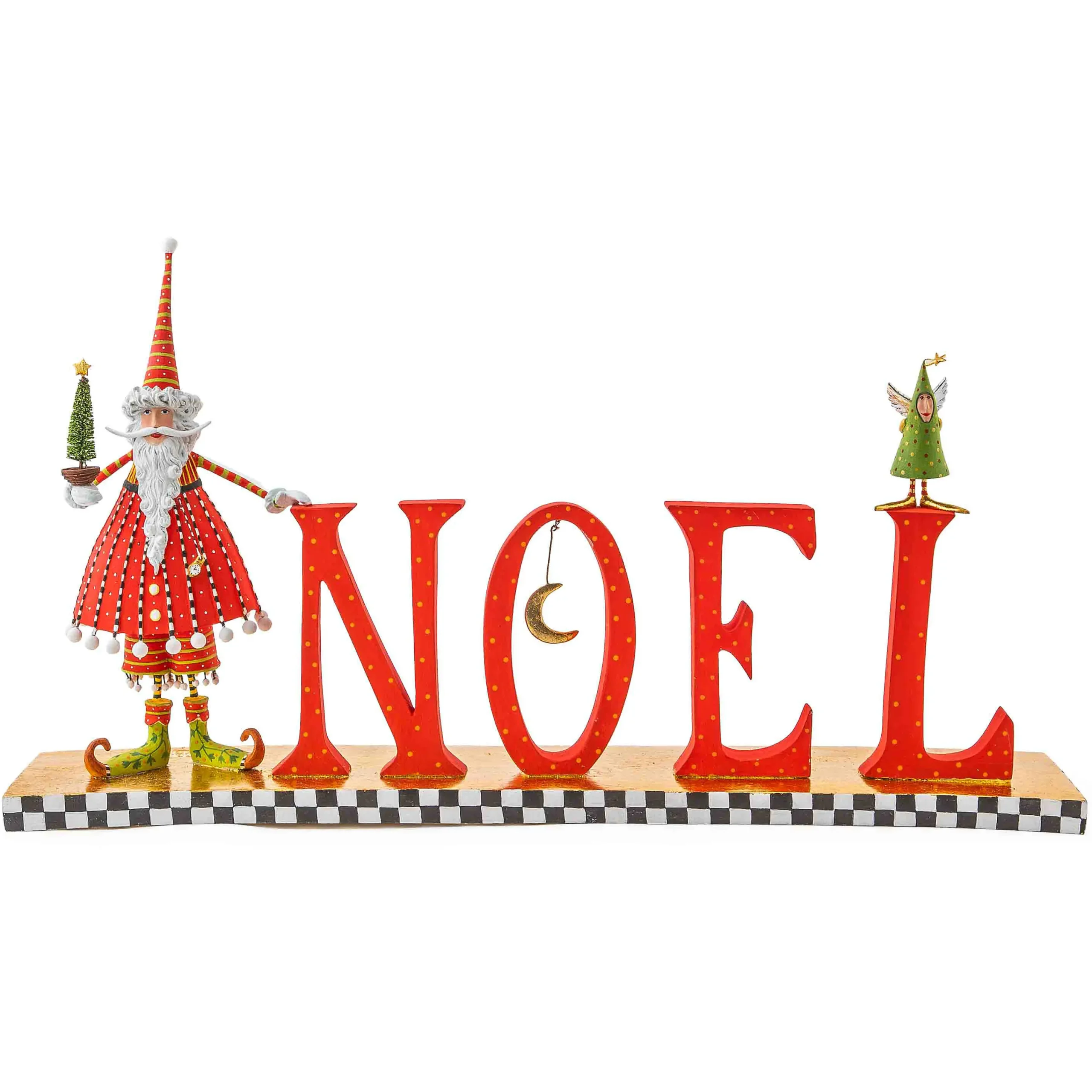 MacKenzie-Childs Patience Brewster Dash Away NOEL Decor| Holiday
