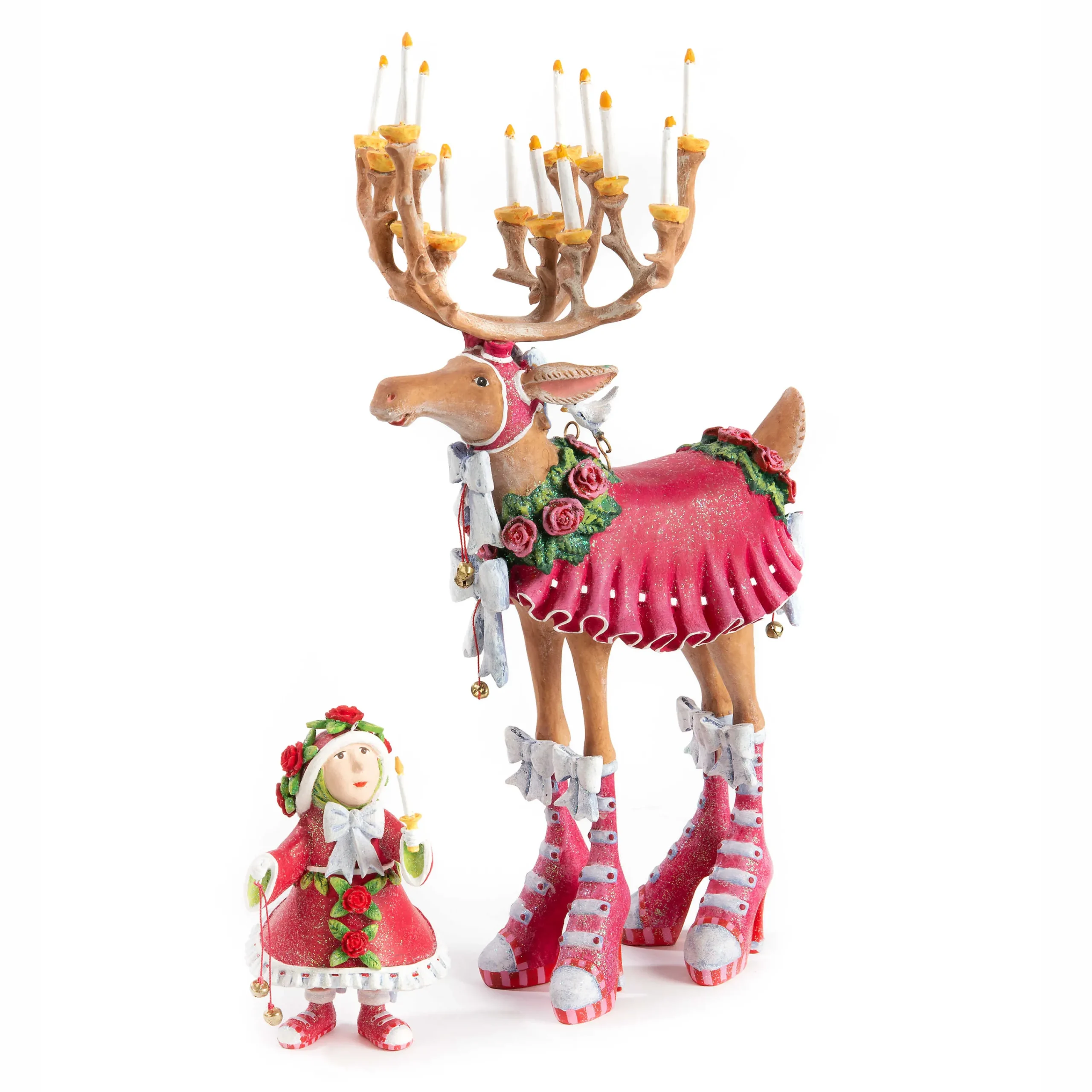 MacKenzie-Childs Patience Brewster Dash Away Donna's Elf Ornament| Holiday