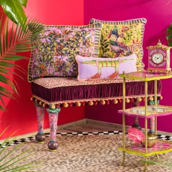 MacKenzie-Childs Patience Brewster Gloria Alligator Lumbar Pillow| Pillows, Throws, & Cushions