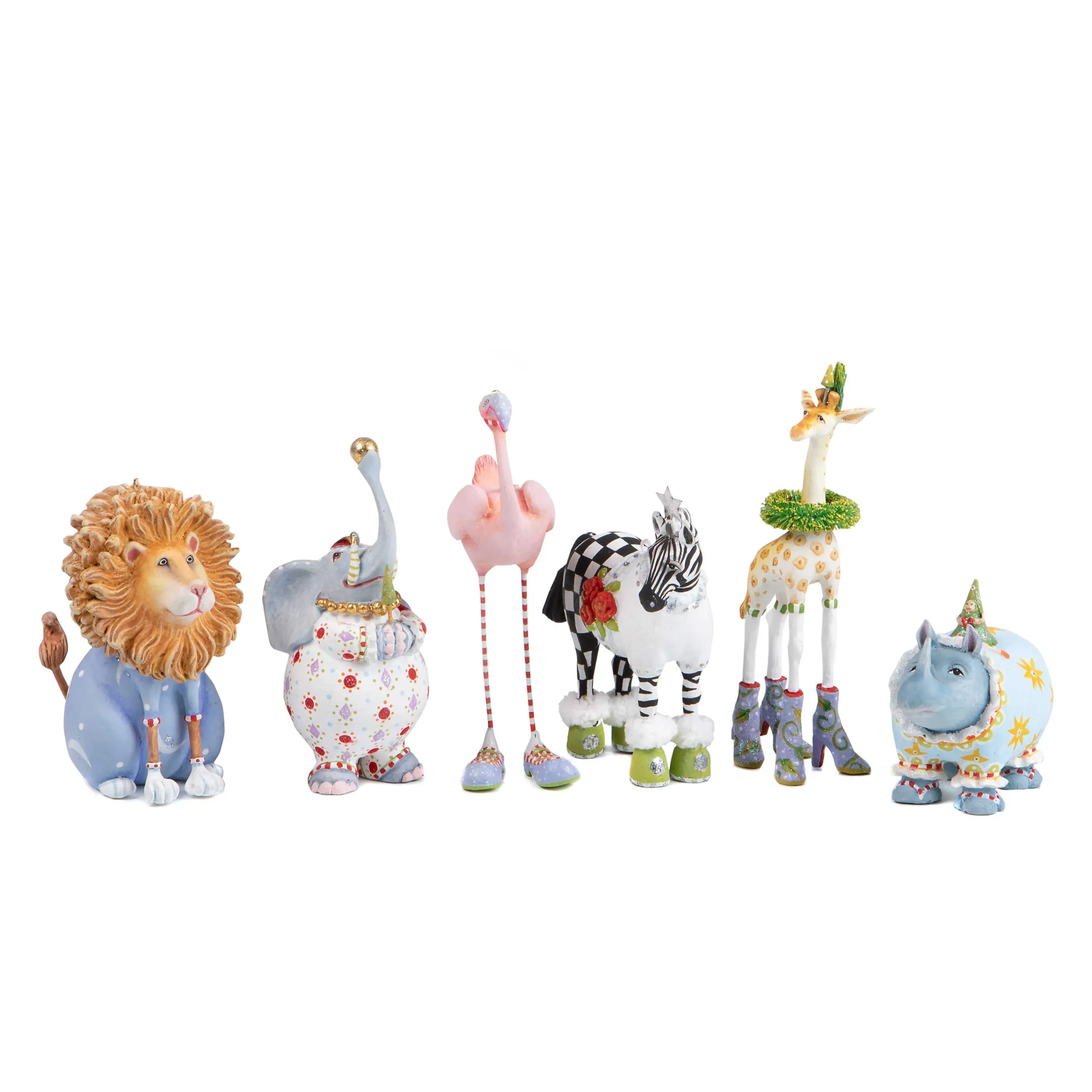 MacKenzie-Childs Patience Brewster Jambo Mini Ornament Set| Holiday