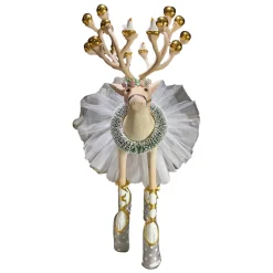 MacKenzie-Childs Patience Brewster Moonbeam Dancer Display Deer| Holiday|Room Accents