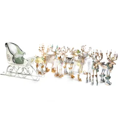 MacKenzie-Childs Patience Brewster Moonbeam Vixen Reindeer Figure| Holiday|Room Accents