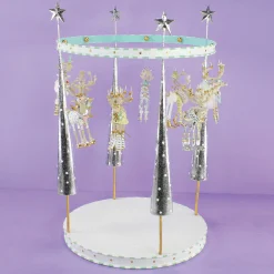 MacKenzie-Childs Patience Brewster Moonbeam Mini Ornament Display| Holiday