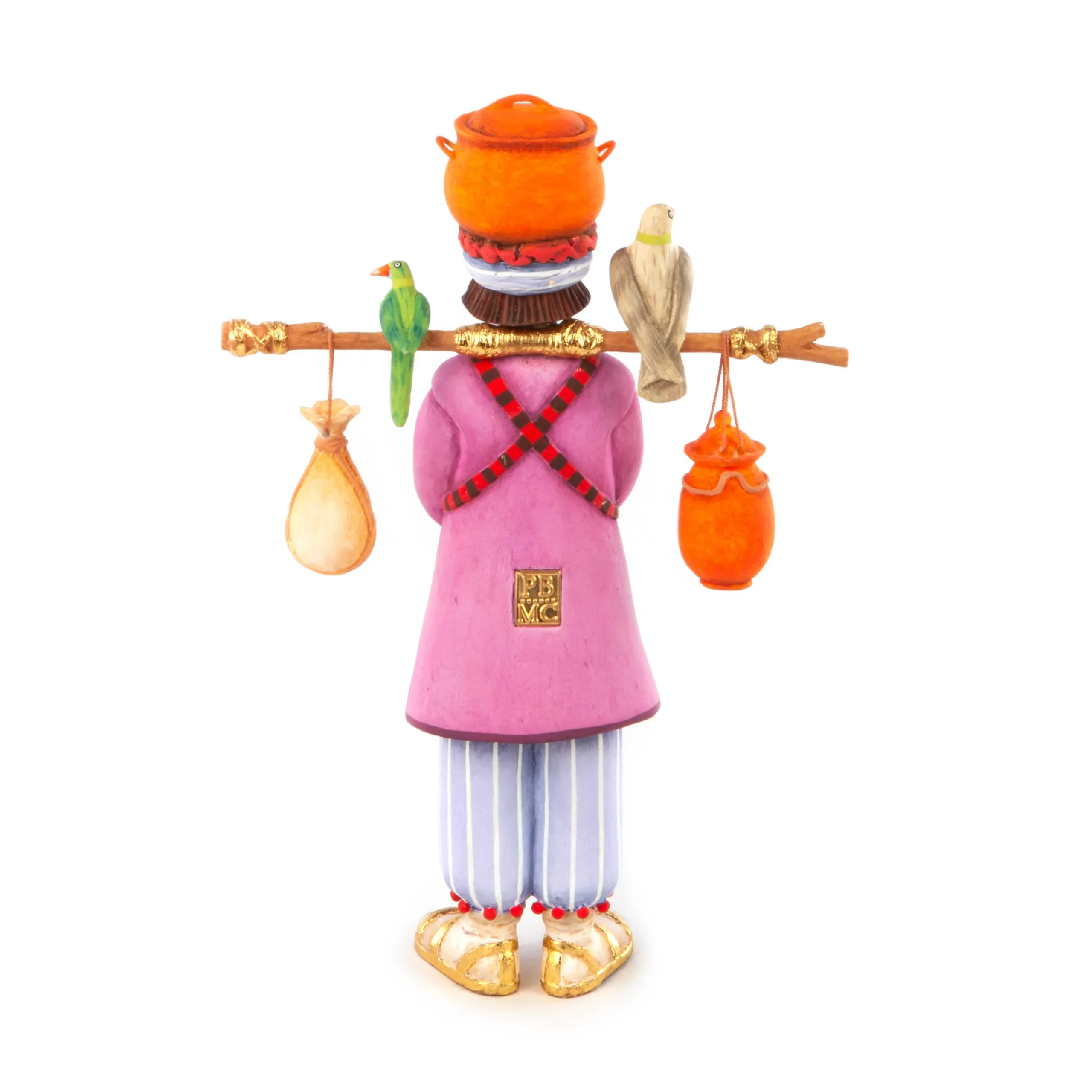 MacKenzie-Childs Patience Brewster Nativity Water Carrier Figure| Room Accents