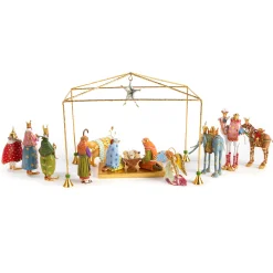 MacKenzie-Childs Patience Brewster Nativity Mini Figures Introductory Set| Holiday|Room Accents